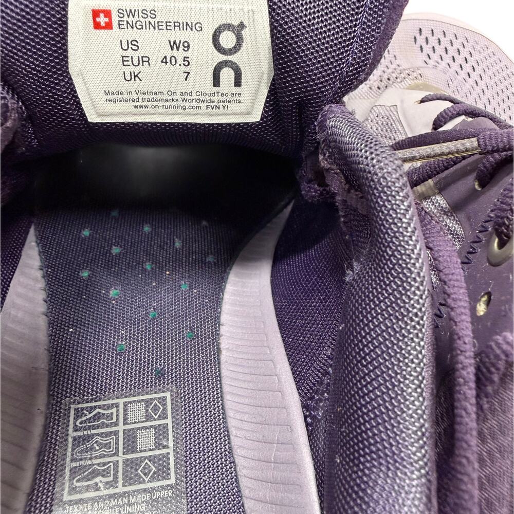 ON Cloud sneakers in grey size w9 - Picture 6 of 7